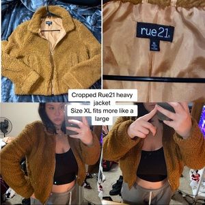 Warm cropped jacket
